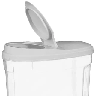 B&M Cereal Storage Container Set 2pk - Grey - Image 3