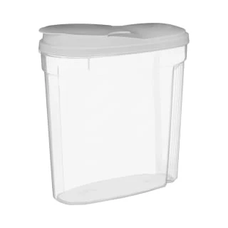 B&M Cereal Storage Container Set 2pk - Grey - Image 2