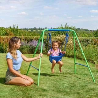B&M 2-in-1 Garden Swing Set - Image 3