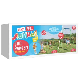B&M 2-in-1 Garden Swing Set - Image 6