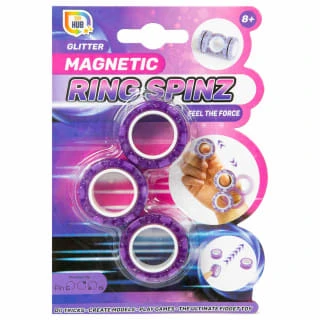 B&M Magnetic Ring Spinz - Glitter Purple