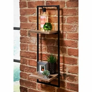 Tromso Narrow 2 Tier Shelf