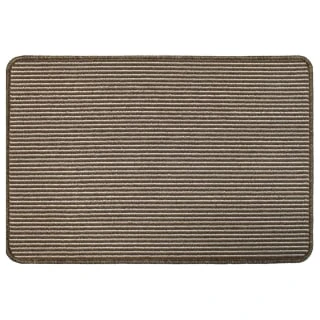 B&M Loop Washable Doormat 50 X 75cm - Natural Stripe