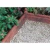 B&M Rustic Rope Top Edging 600 X 1500mm - Antique Red