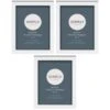 Simply Everyday 5 X 7" Block Frames 3pk - White