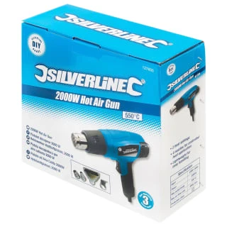 Silverline 2000W Hot Air Gun - Image 6