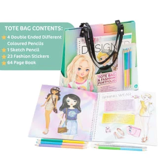 B&M Pop Fashion Tote Bag & Fashion Portfolio - Image 2