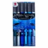 B&M Metallic & Aqua Twinmarkers 6pk - Blues