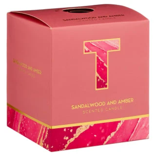 B&M Alphabet Candle (Assorted) - Sandalwood & Amber - Image 10