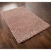 Chunky Knit Rug 60 X 110cm - Blush