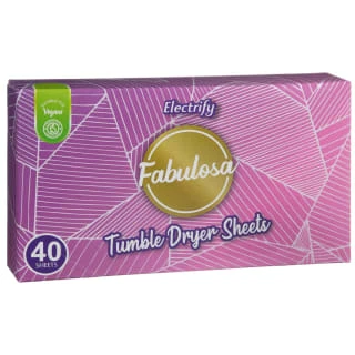 Fabulosa Tumble Dryer Sheets 40pk - Electrify