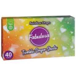 Fabulosa Tumble Dryer Sheets 40pk - Rainbow Drops