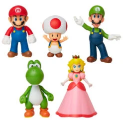 Super Mario Figures Set 5pk - Assorted