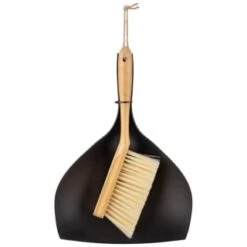 B&M Bamboo Dustpan & Brush