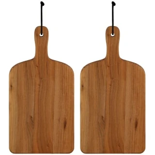 B&M Mini Acacia Wood Serve Boards 2pk - Image 4