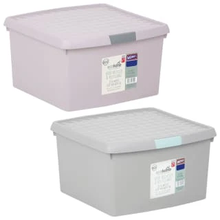B&M Waffle Clip Box 25.5L - Blush - Image 7