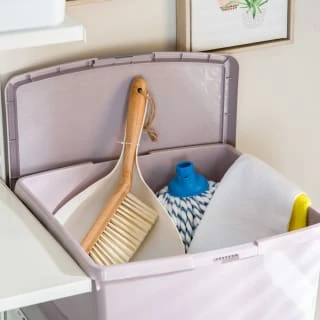 B&M Waffle Clip Box 25.5L - Blush - Image 4