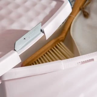 B&M Waffle Clip Box 25.5L - Blush - Image 5