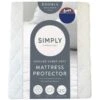 Simply Anti-Bacterial Quilted Mattress Protector - Double