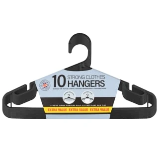 B&M Jumbo Hangers 10pk - Black - Image 3