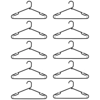 B&M Jumbo Hangers 10pk - Black - Image 2