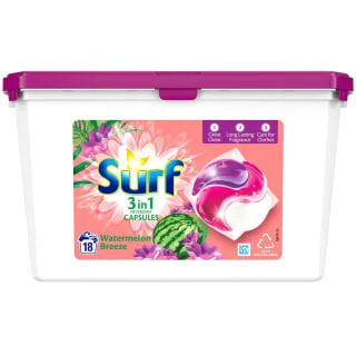 Surf 3-in-1 Capsules - Watermelon Breeze 18pk