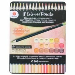 B&M 18 Coloured Pencils - Orange