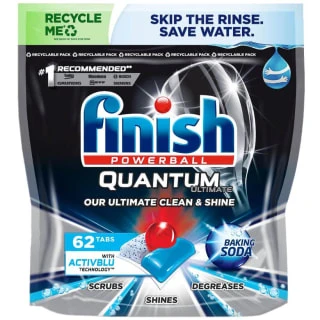 Finish Powerball Quantum Baking Soda Tabs 62pk