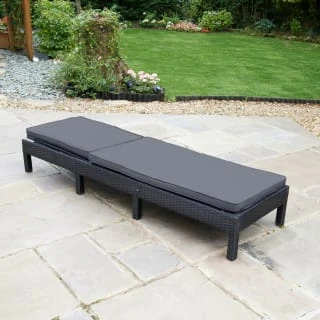 Bali Multi Position Lounger - Black - Image 3