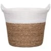 B&M Natural Planter Basket With Handles