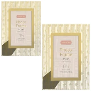 B&M Harmony Glass Photo Frame 4 X 6" - Gold - Image 3