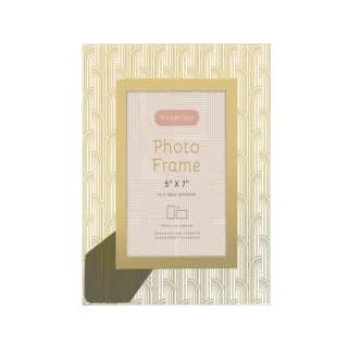 B&M Harmony Glass Photo Frame 5 X 7" - Gold - Image 2