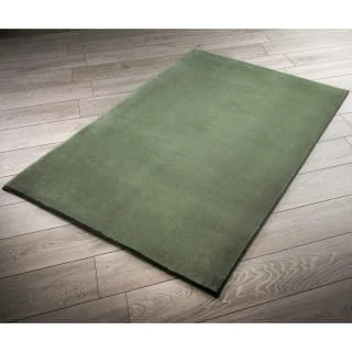 B&M Micro Plush Rug 60 X 110cm - Sage