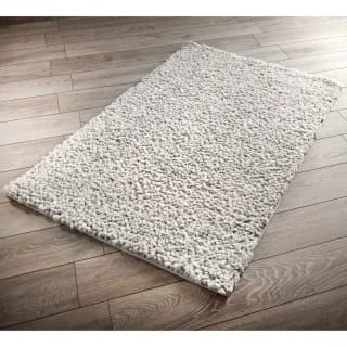 B&M Chunky Knit Rug 100 X 150cm - Silver