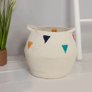 B&M Manolas Belly Basket - Cream - Image 2