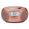 Goodmans CD Boombox With Bluetooth - Rose Gold