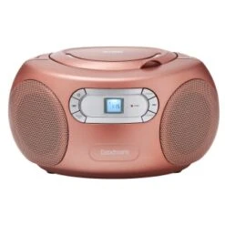 Goodmans CD Boombox With Bluetooth - Rose Gold