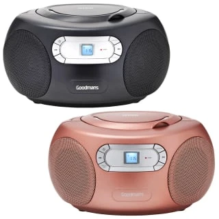 Goodmans CD Boombox With Bluetooth - Rose Gold - Image 3