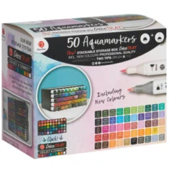 B&M Aqua Markers 50pk