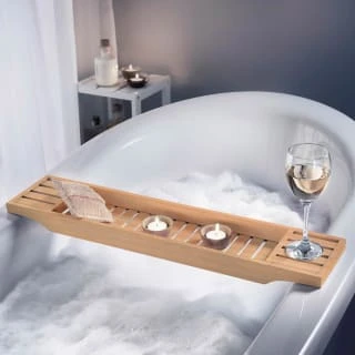 B&M Natural Over Bath Rack