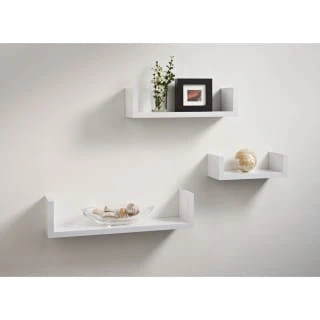 Lokken Set Of 3 Shelves - White