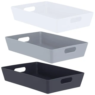Soho Storage Tray 8 X 35 X 26cm - White - Image 2