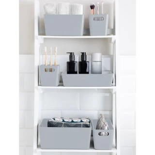 Soho Storage Tub 10 X 30 X 10cm - Grey - Image 3