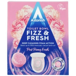 Astonish Toilet Bowl Fizz & Fresh 8pk - Pink Peony Fresh