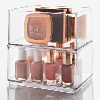 Clear Nestable Storage Tub - Medium - Image 3