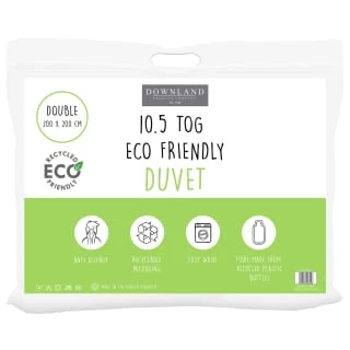 Downland Eco-Friendly Anti-Allergy 10.5 Tog Duvet - Double