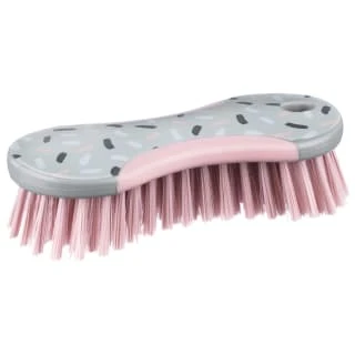 B&M Printed Scrubbing Brush - Blush