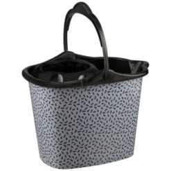 B&M Printed Mop Bucket - Grey