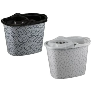 B&M Printed Mop Bucket - Grey - Image 3