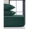 Silentnight Dark Green Pillowcase Pair